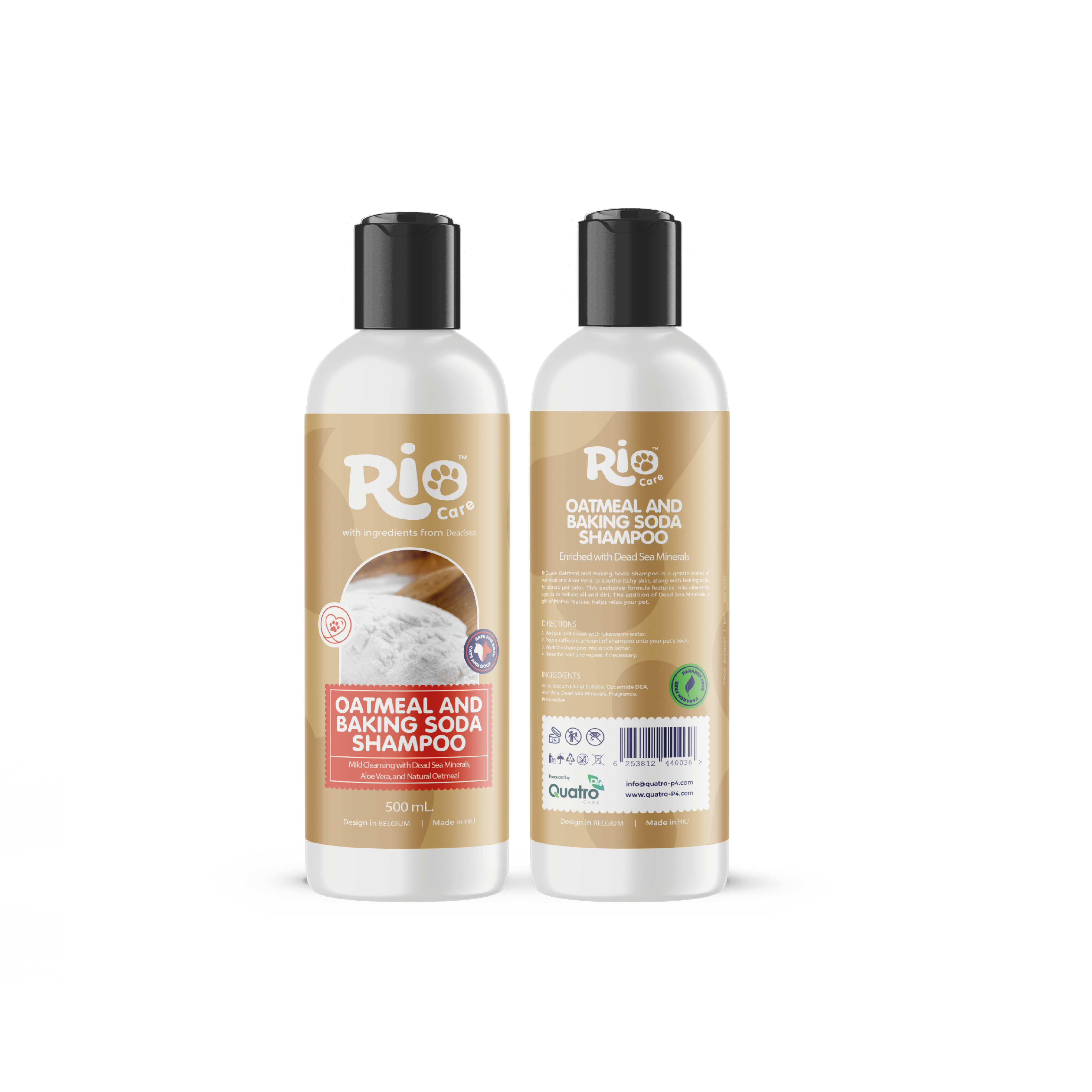Oatmeal & backing soda shampoo 500 ml